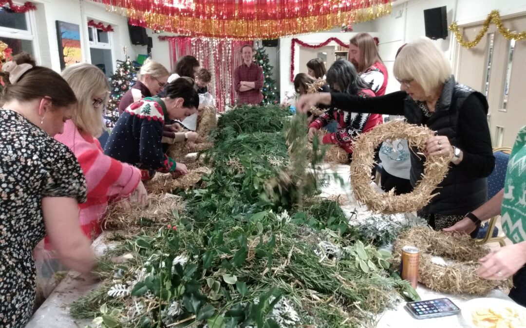 Wreaths all round!